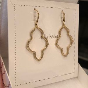 Gold plated earrings